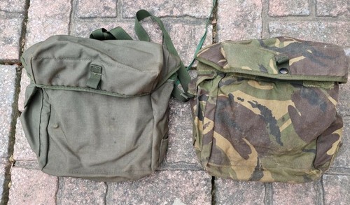 British Army OLIVE Or DPM Bag Haversack  Holster Vintage - Picture 1 of 7