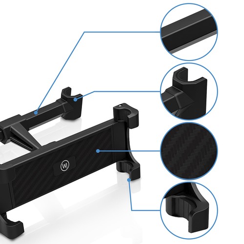 Tablette Auto Support Voiture Appui-Tête pour Amazon Fire HD 10, 8, 7 (6 - 13' ) - Photo 4/10