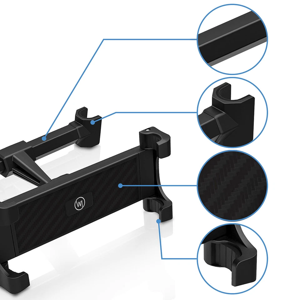 Tablet Auto Halterung KFZ Kopfstütze für Amazon Fire HD 10, 8, 7 (6 - 13 Zoll) - Bild 4 von 4