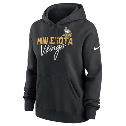 Nike Women's Minnesota Vikings Hoodie Black-Size Medium