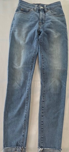 Lucky Brand Womens High Rise Bridgette Light Blue Denim Ankle Roll Up Size 00 - Picture 7 of 12