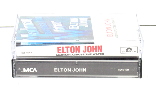Elton John Cassettes 'Madman Across the Water & Elton John' VG Condition - Picture 2 of 4