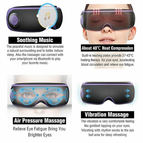 OSITO Eye Massager with Heat, Temple Massage Mask for Relax Eye Strain, Eye Care - Picture 8 of 12