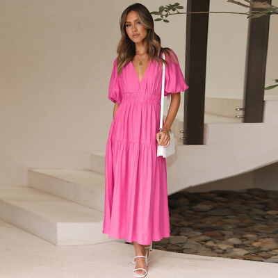 knee length dresses for ladies Oma Bubble Hem Dress main image 1