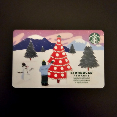Starbucks Red Christmas Tree #6307 2023 NEW COLLECTIBLE GIFT CARD