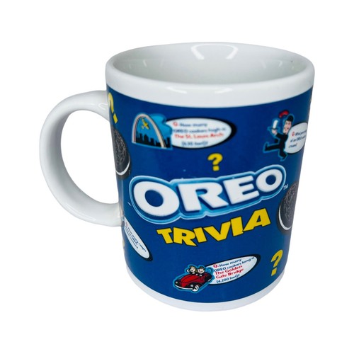 Oreo Cookie Coffee Mug Trivia Questions Answers Advertising Premium 