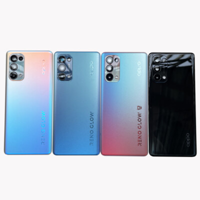 Original For Oppo Reno5 Pro 5G Housing Back Glass Cover Battery