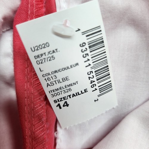 NEW Place Bermuda Shorts Youth SZ 14 Pink Adjustable Waist Nautical Playtime - Picture 2 of 8
