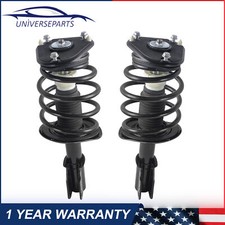 Pair Front Shock Absorbers Coil Spring For 2006-2011 Buick Lucerne 172321