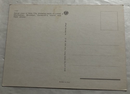 Aerial View Of New York City. Postcard (N2) - Picture 2 of 2