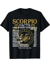 Scorpio Zodiac Sign Graphic Tee - Soft Cotton, Casual Fit for Men & Women, Perfe