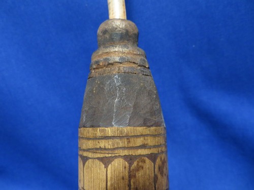 c 1900 Hand Etched Lime Container Papua New Guinea Yamok Tribe Sepic River Area - Picture 4 of 10