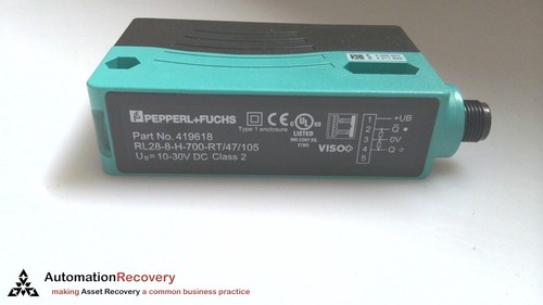 PEPPERL FUCHS RL28-8-H-700-RT/47/105, SENSORE SOPPRESSIONE, 419618, NUOVO #310291 - Foto 6 di 6