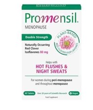 Promensil Menopause Double Strength Hot Flushes Night Sweats 80mg Red Clover- 60