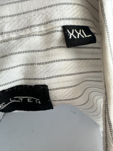 Level Ten Long Sleeve Shirt XXL White Black Stripe Skull Dagger Design - Picture 3 of 7