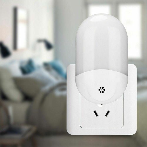 Plug in Sensor Induction LED Night Light Dusk to Dawn Lamp Bulb For Bedroom S974 - Picture 9 of 11