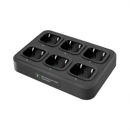 6-Way Charger Adapter Charging For MD-390 MD-398 MD-368 MD-580 Walkie Talkie - Zdjęcie 3 z 9