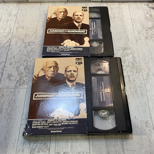 Judgment At Nuremberg  VHS Factory Sealed. CBS Fox 2 Tapes RARE Big Boxes - Picture 6 of 6