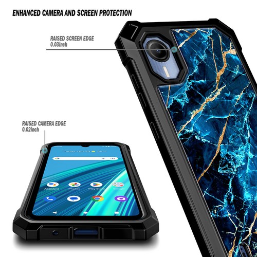 For AT&T Calypso 4 Case Full Body Phone Cover with Built-In Screen Protector - Picture 4 of 26