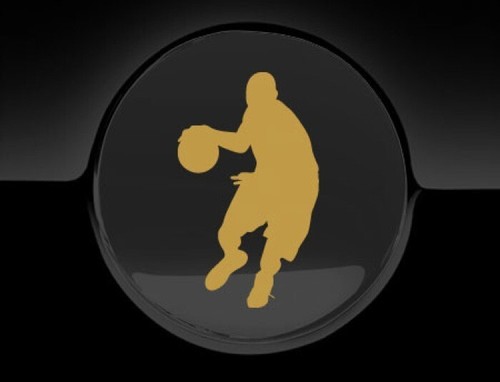 Basketball Player Fuel Cap Car Sticker - Picture 12 of 23