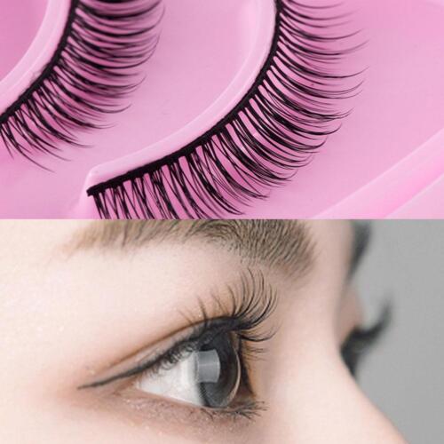 Makeup False Eyelash 1Pair False Eyelash with Self Adhesive Hot I1 - Picture 3 of 14