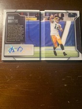 arron rodgers booklet auto Playbook 3/5