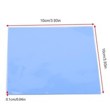 Thermal Conductive Silicone 100x100mm x 1mm For GPU CPU HeatSink Cooling Pad