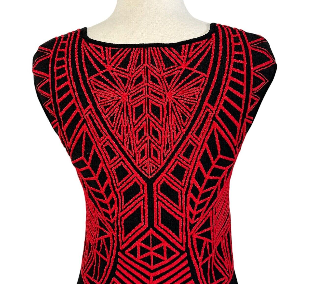 REVOLVE RVN Abstract 3D Jacquard Bodycon Dress ST… - image 12