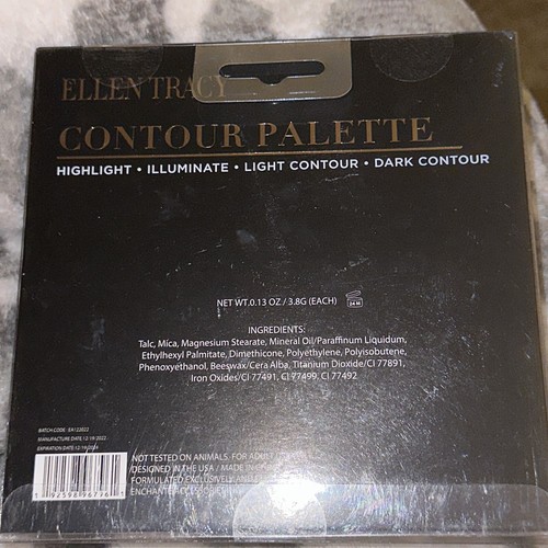 Ellen Tracy Face Contour Palette Highlight Illuminate Light Contour Dark Contour - Picture 2 of 5