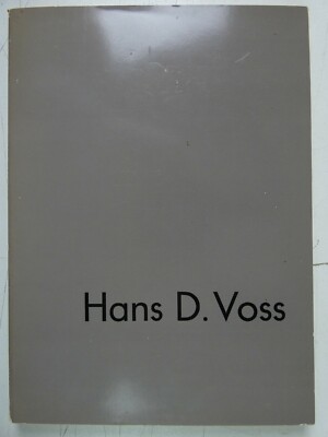 Hans D.Voss Werkverzeichnis von 1972-1973 Kunsthalle Bremen H23171