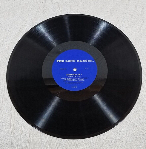 1960er THE LONE RANGER ALBUM VINYL LP RADIO BROADCAST ABENTEUER NUMMER 1 & 2 - Bild 7 von 23