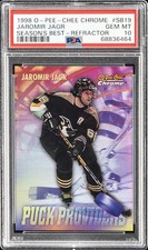 1998 O-PEE-CHEE CHROME SEASONS BEST REFRACTOR #SB19 JAROMIR JAGR PSA 10