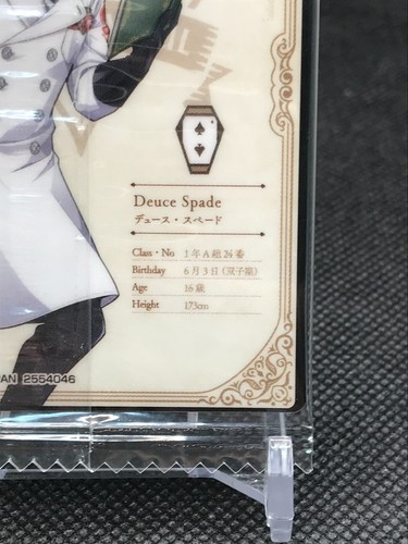 S2 Deuce Spade Disney Twisted-Wonderland Wafer Card BANDAI Made in JAPAN a - Picture 10 of 12