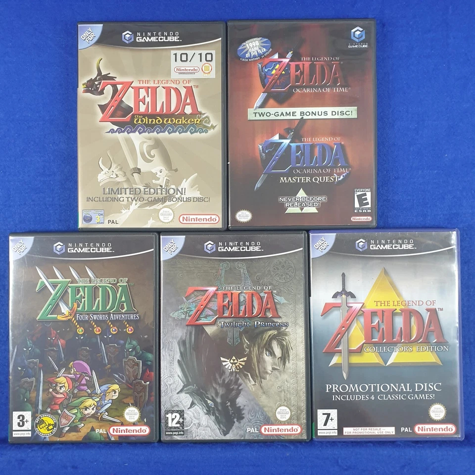 gamecube ZELDA Games PAL Versions - Make Your Selection - The Legend Of Zelda - image 1 of 1