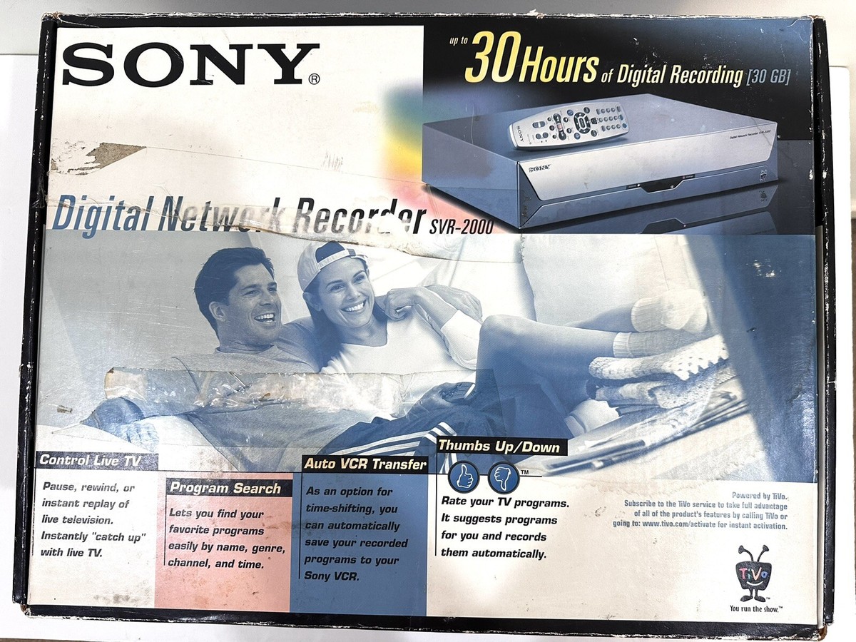 Sony SVR-2000 (30GB) DVR for sale online | eBay