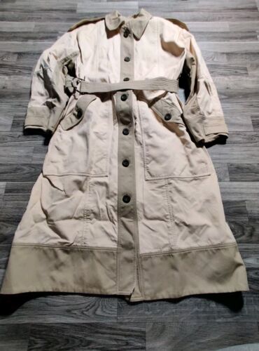 Ulla Johnson Tan Emmanuelle Trench Coat Desert Night Cotton Women's Size Small - Picture 4 of 22