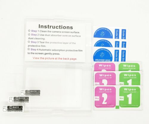 XT50 Screen Protector Compatible for Fujifilm X-T50 XS20, Tempered Glass 3 Pack - Picture 10 of 10