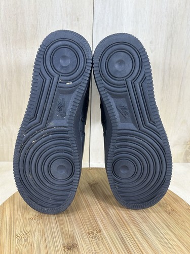Nike SF Air Force 1 Triple schwarz Leder hohe Sportschuhe Damengröße 10 - Bild 8 von 8