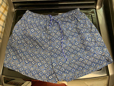 Vintage 90s Surf Odyssey Abstract Print Swim Trunks Size Medium
