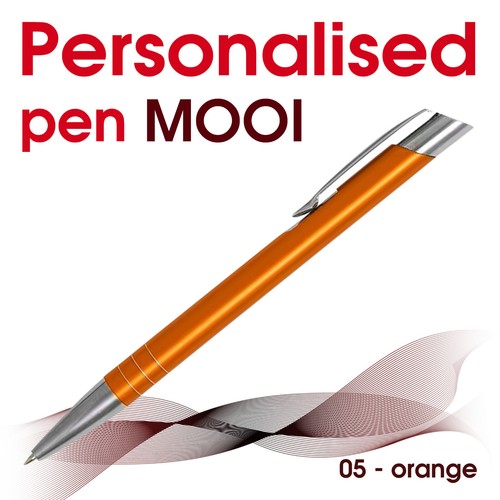 Personalised metal pen ORANGE Christmas Teacher gift School leavers Wedding pens - Picture 93 of 145