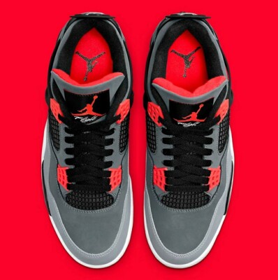 Air Jordan 4 Retro Dark Grey Infrared 23 Black DH6927-061