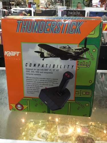 Joystick vintage 1992 Kraft THUNDERSTICK IBM PC juegos de computadora - Imagen 4 de 5
