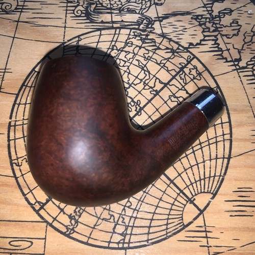 Vintage Mastercraft Custom De Luxe Imported Briar Pipe Made In Italy - Foto 2 di 13