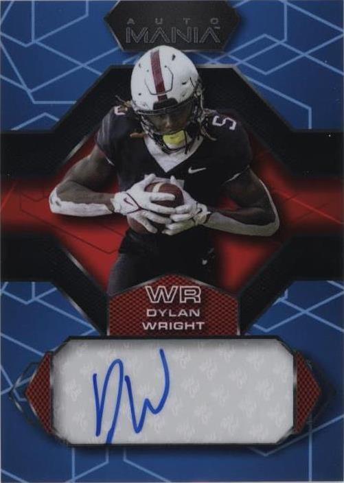 2022 Wild Card Auto Mania Retail Dylan Wright #AM-H3 - 1 of 2