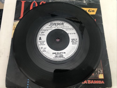 Los Lobos - Come On, Let's Go 7" Vinyl Single Record P/S - Picture 4 of 6