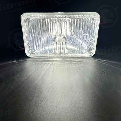 4 x 6" Glass Headlight Lamp Housings Hi / Low Beam Class Original Look Headlamp - Picture 16 of 22