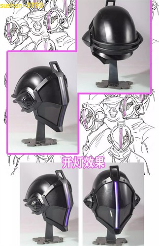 Anime Made In Abyss Cosplay Helmet Mask With LED Wearable Props Halloween Gifts - Picture 8 of 12