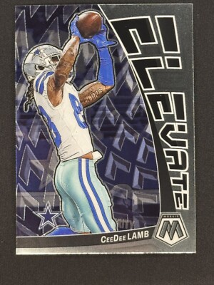 2023 Panini Mosaic CeeDee Lamb Elevate #E-CDL Dallas Cowboys