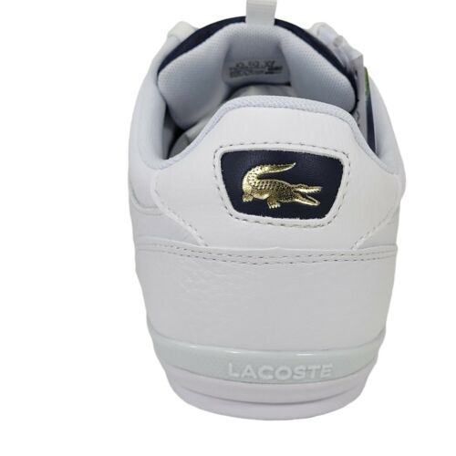 Lacoste Chaymon 0120 CMA 7-40C Herrenschuhe weiß Leder Freizeit Turnschuhe Gr. 10,5 - Bild 8 von 12