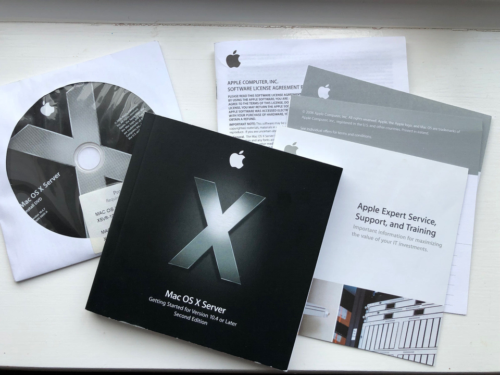 Genuine Apple Mac OS X Server 10.4.7 - 10-Client - VGC (MA613Z/A) Complete Ready